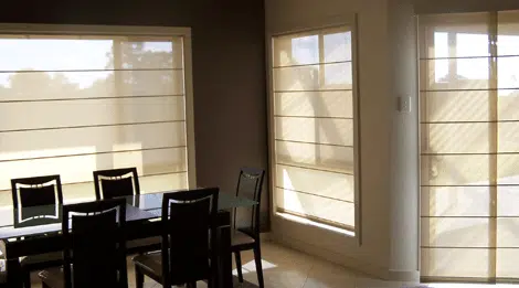 Roman Blinds Improve Light Control