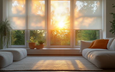 How Do Sunscreen Blinds Improve Daytime Privacy, Glare Control, and Heat Reduction?